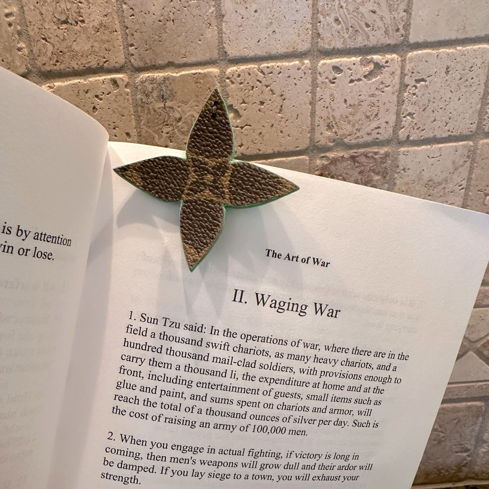 Leather Bookmark in multiple colors
